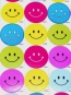 Smile stickers - 1 1/2 inch (100/ROLL)