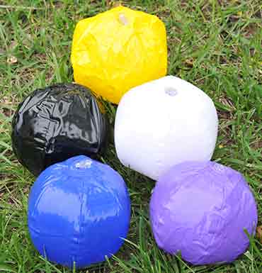 solid color beach balls