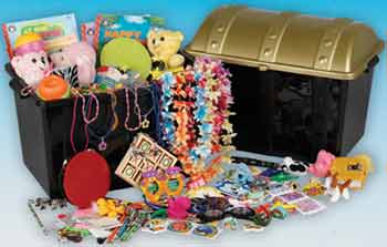 plastic toy treasure chest