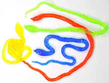 sticky snake toy